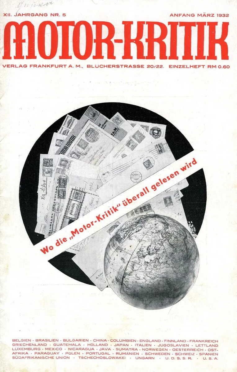 Motor-Kritik issue 5, 1932